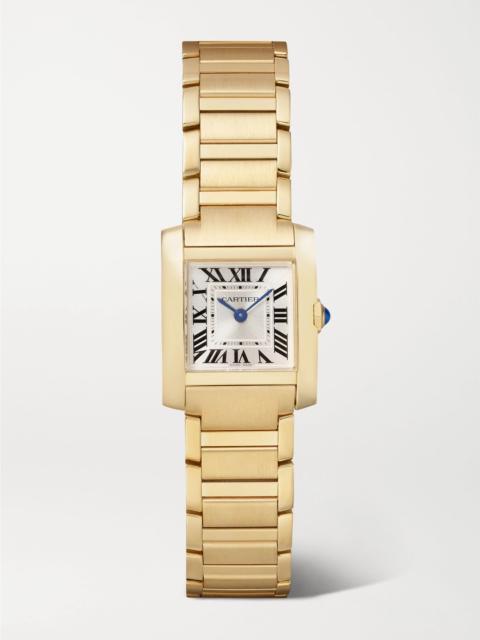 Cartier Tank Française small 18-karat gold watch Gold