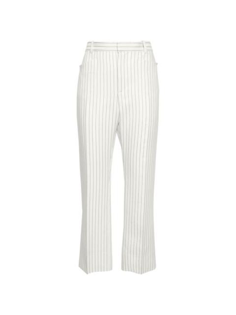 TOM FORD striped straight-leg trousers