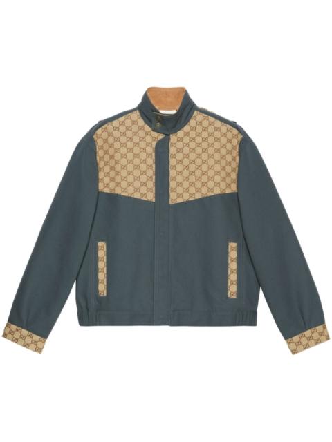 GUCCI GG canvas print jacket