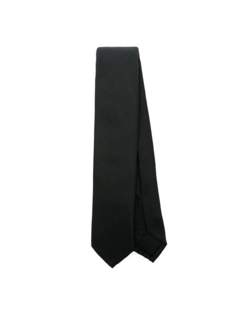 Valentino pointed-tip wool blend tie