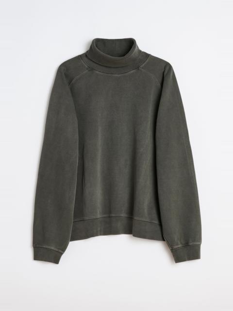 Our Legacy Scholar Rollneck Worn Black Athletic Rib