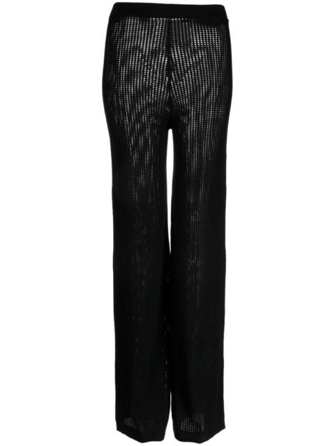 CYNTHIA ROWLEY high-waist knitted trousers