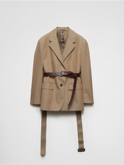 Prada Single-breasted twill jacket