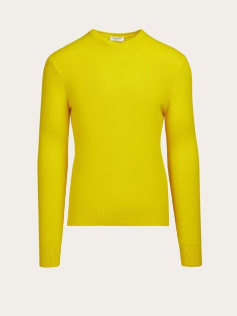 FERRAGAMO SLIM FIT V-NECK SWEATER