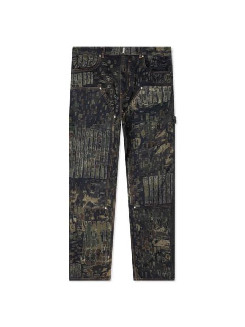 Givenchy CARPENTER DENIM TROUSERS - BROWN/KHAKI