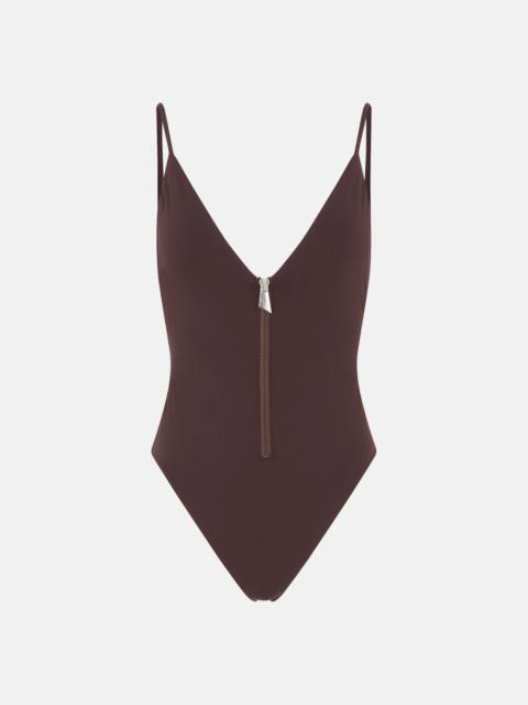 THE ATTICO DARK BROWN ONE PIECE