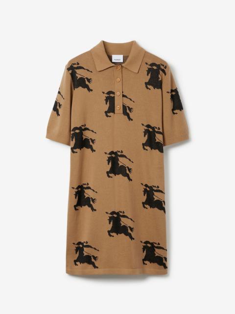 Burberry EKD Cotton Silk Polo Shirt Dress