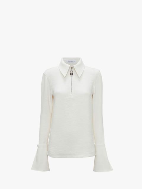 JW Anderson PADLOCK PULLER HENLEY TOP