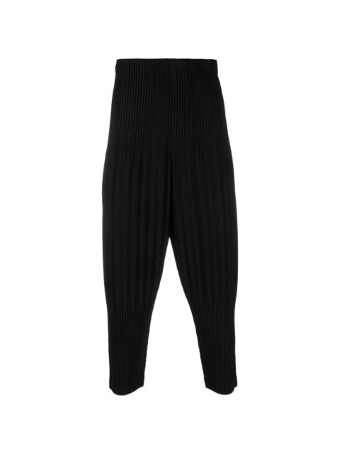 MC February pleated tapered trousers
