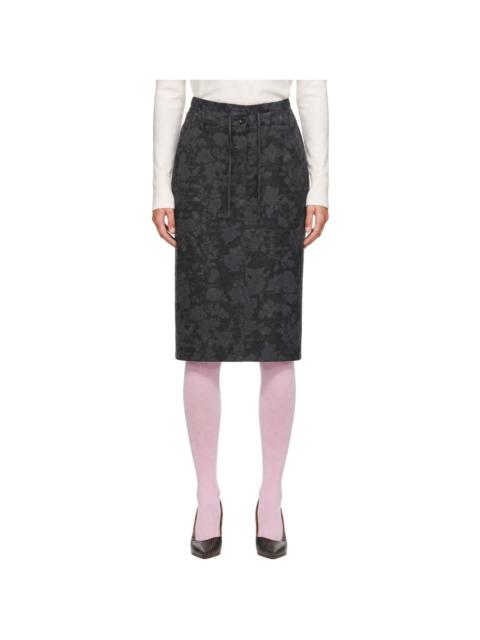 Vivienne Westwood Gray Plumber Midi Skirt