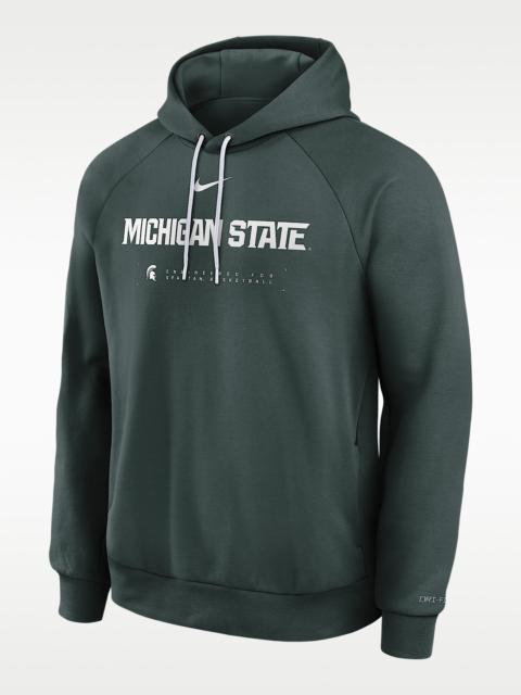 Nike Michigan State Courtside Basketball Practice Men's Nike Dri-FIT Pullover Hoodie