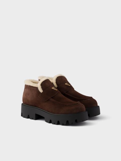 Prada Suede loafers