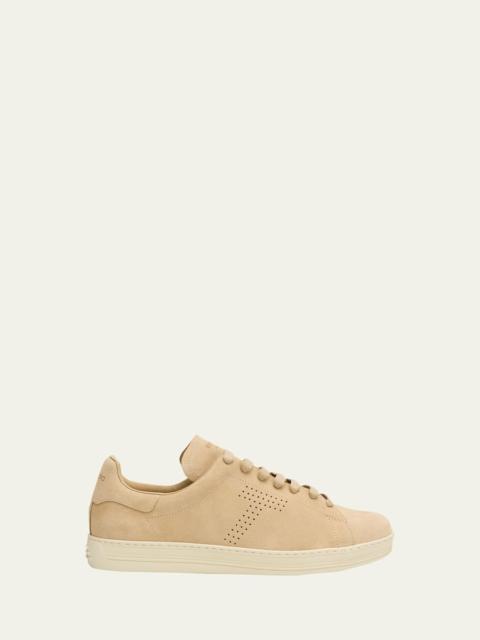 TOM FORD Men's Warwick Suede Low-Top Sneakers
