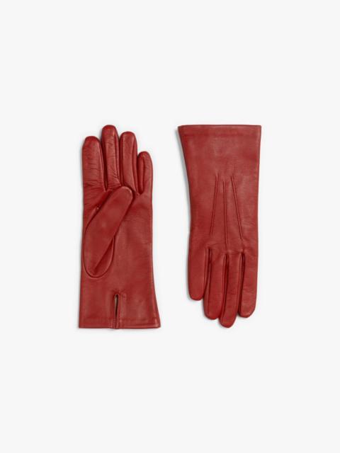 Mackintosh BERRY HAIRSHEEP LEATHER SILK LINED GLOVES