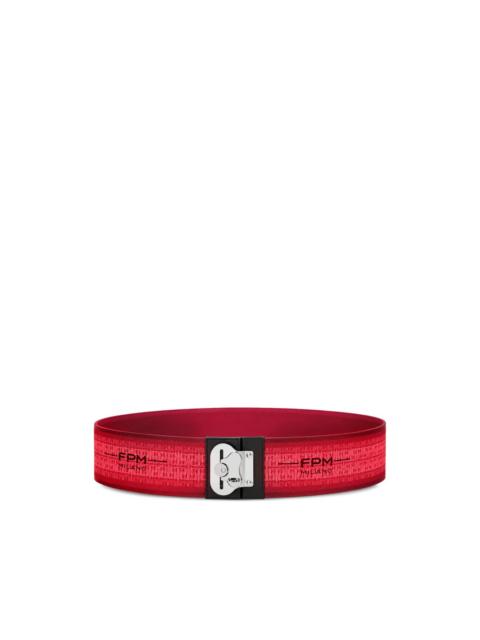 FPM Milano M Butterfly logo-print elastic luggage belt