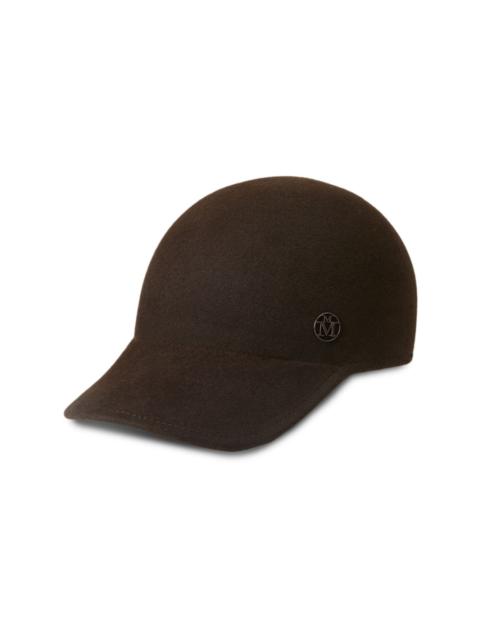 MAISON MICHEL Tiger appliqué-logo baseball cap