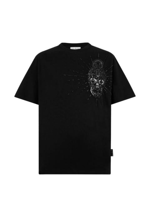 PHILIPP PLEIN round-neck skull-graphic T-shirt
