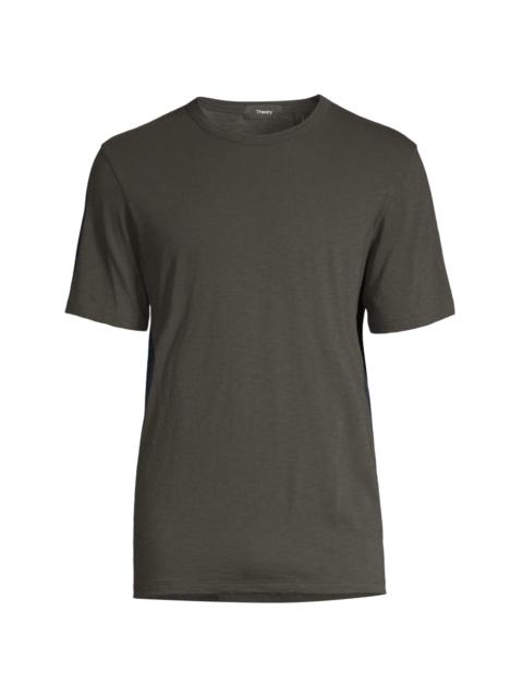 Theory Men's Essential Short-Sleeve Cotton T-Shirt - Black