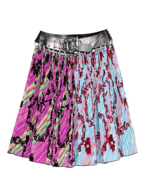 Chopova Lowena pleated carabiner skirt