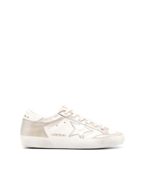 Golden Goose Super-Star panelled leather sneakers