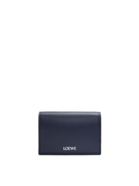 Loewe Slim bifold cardholder in shiny nappa calfskin