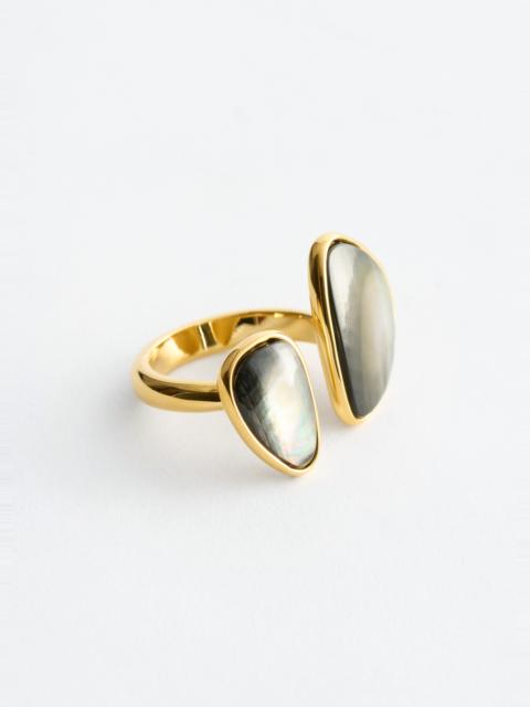 & Other Stories Seashell Cocktail Ring