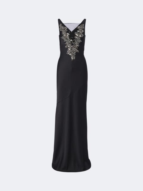 Safiyaa Mela embellished crêpe gown
