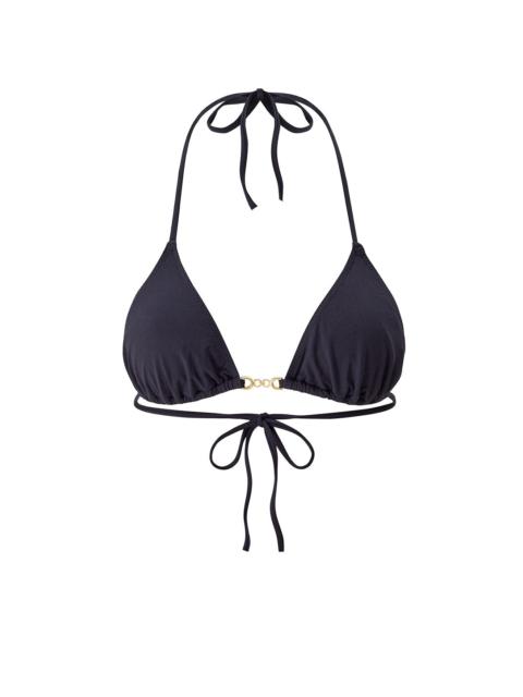 MELISSA ODABASH MONZA BLACK BIKINI TOP