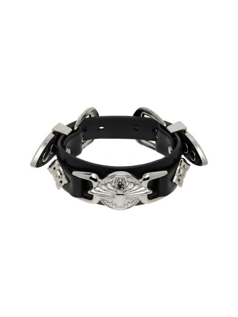 TOGA PULLA Double Buckle Bangle Bracelet