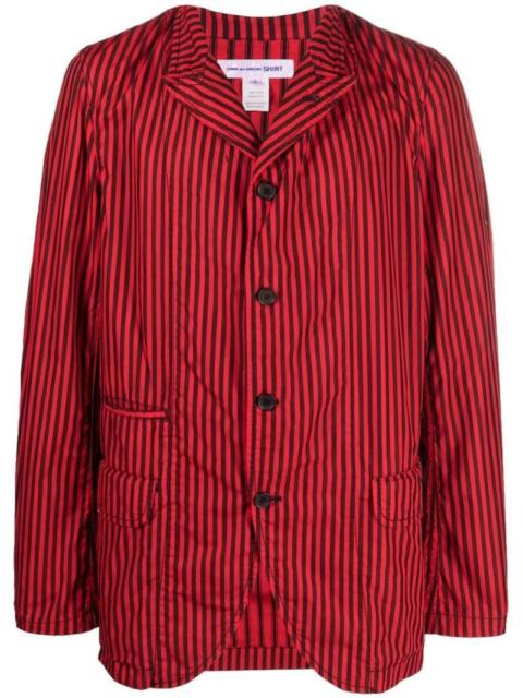 Comme des Garçons SHIRT striped lightweight blazer