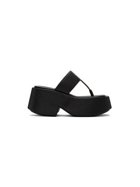 Marsèll Black Zeppo Infradito Sandals