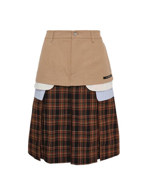 Andersson Bell Double Layered Pleats Skirt