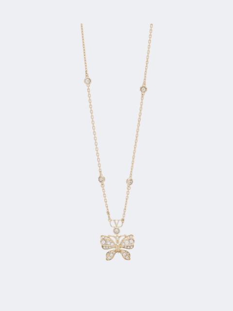 Valentino Flutterby Swarovski®-embellished necklace