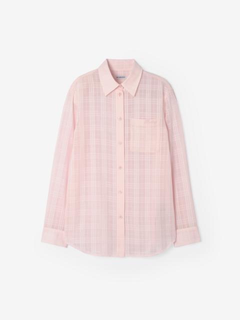 Burberry Classic Fit Check Cotton Shirt