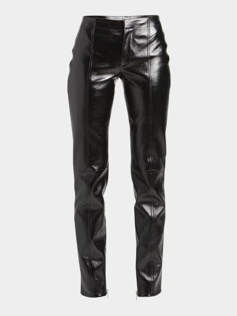 Bottega Veneta Leather Skinny-Leg Pants