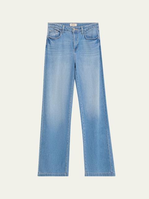 L'AGENCE Scottie High-Rise Wide Jeans