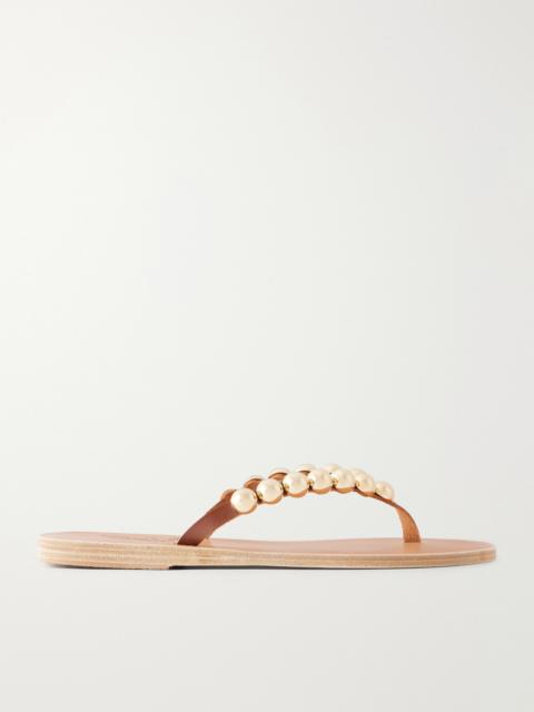 ANCIENT GREEK SANDALS Endoxi Studded Leather Sandals