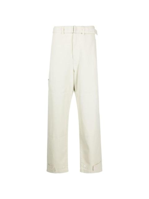 Lemaire belted straight-leg jeans
