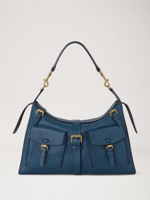 Mulberry Roxanne Shoulder Bag Out of The Blue High Shine Leather