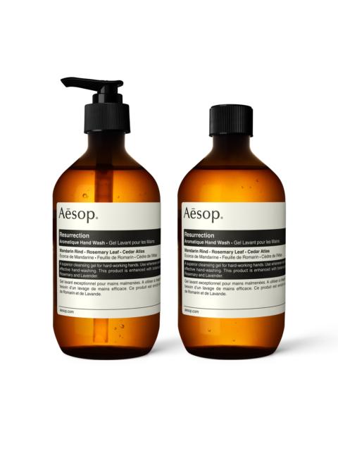 Aesop Resurrection Aromatique Hand Wash and Refill