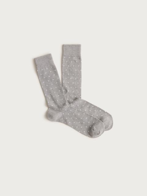 J.CREW Bird's eye-print socks