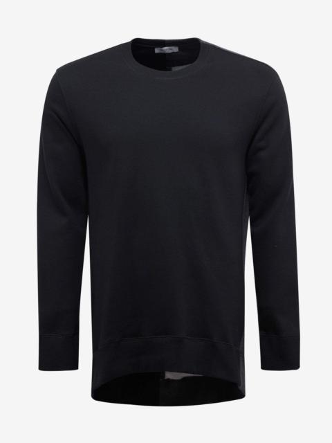 Black Jamie Reid Print Longline Sweatshirt