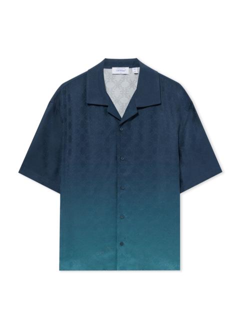 Off-White Arrow Monogram Jacquard Bowling Shirt