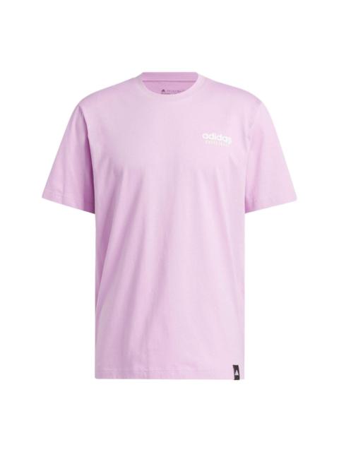 adidas Summer Melt Hoops Logo T-Shirt 'Pink' IN7440