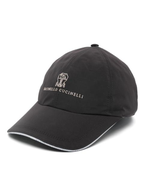 Brunello Cucinelli logo-embroidered cap