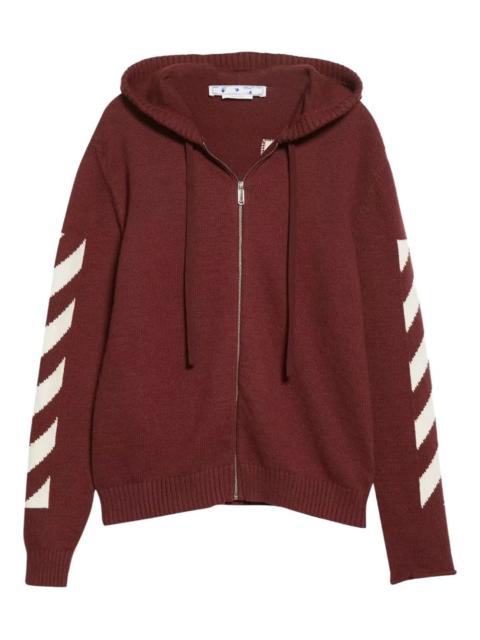 Off-White Arrows-motif zip-up hoodie