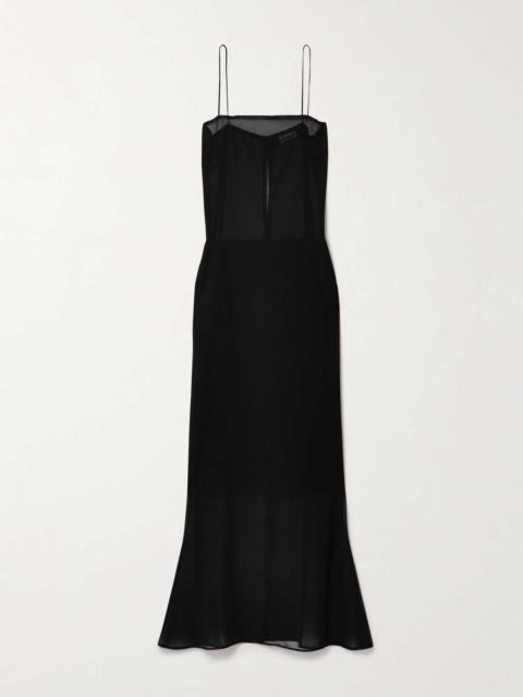 JACQUEMUS Brezza crepe gown