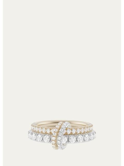 Spinelli Kilcollin Cadence 18K Yellow and White Gold Diamond Ring