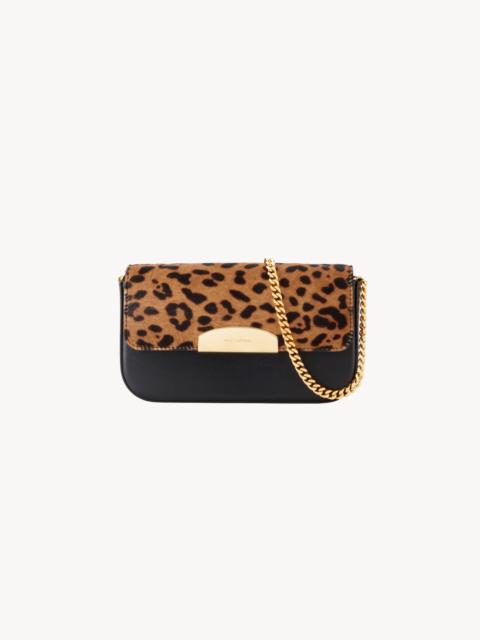 NILI LOTAN LE MIA LEOPARD CHAIN BAG