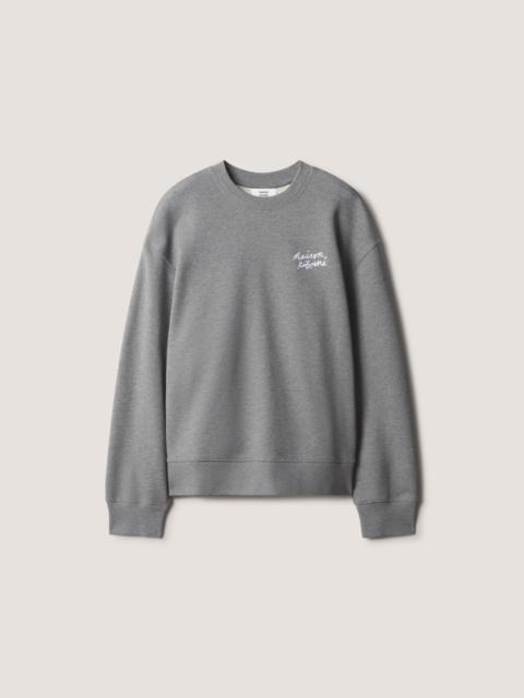 Maison Kitsuné MAISON KITSUNE HANDWRITING COMFORT SWEATSHIRT